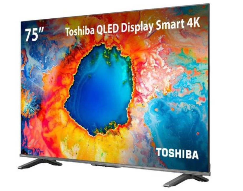 Tv Smart Toshiba 75 pulgadas UHD QLED con Google TV