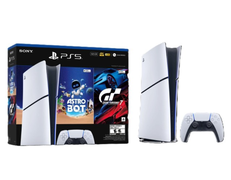 Consola Sony Playstation 5 Slim Digital - Gran Turismo 7 y Astrobot.