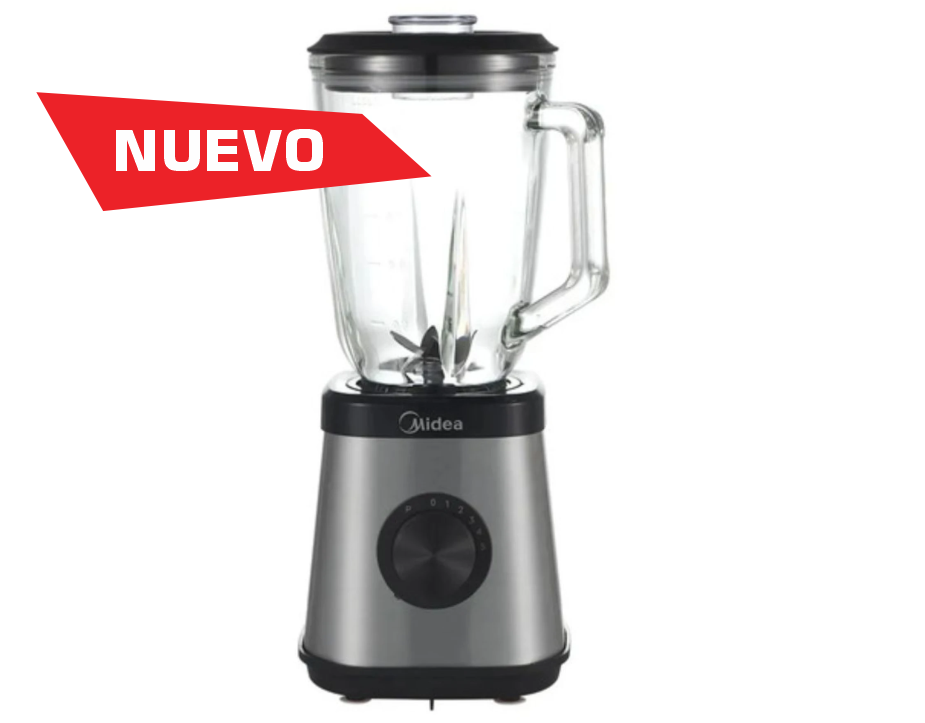Licuadora Midea 1,5 Litros Jarra de Vidrio