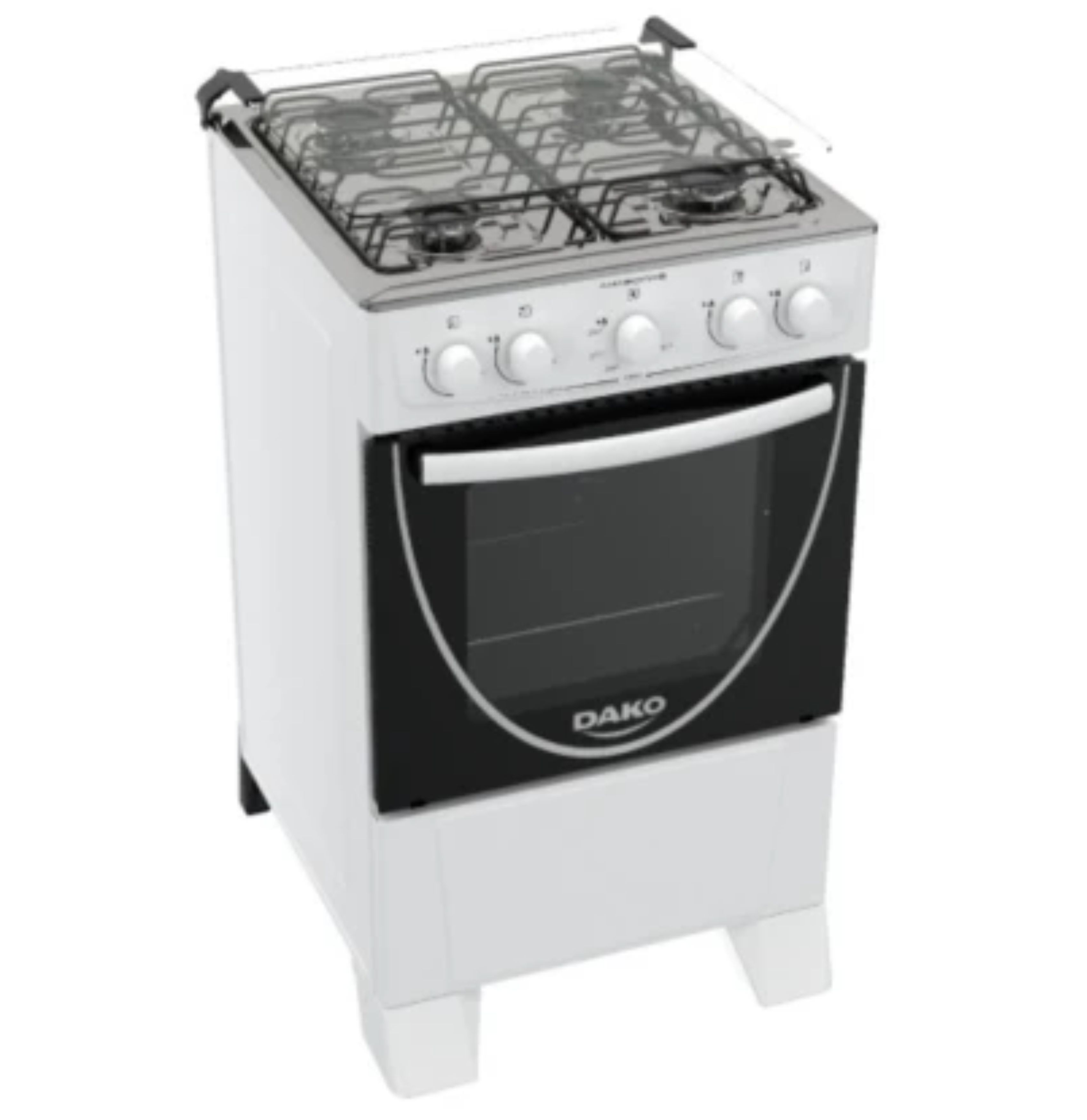 Cocina Dako a Gas Amazonas 4H Blanco