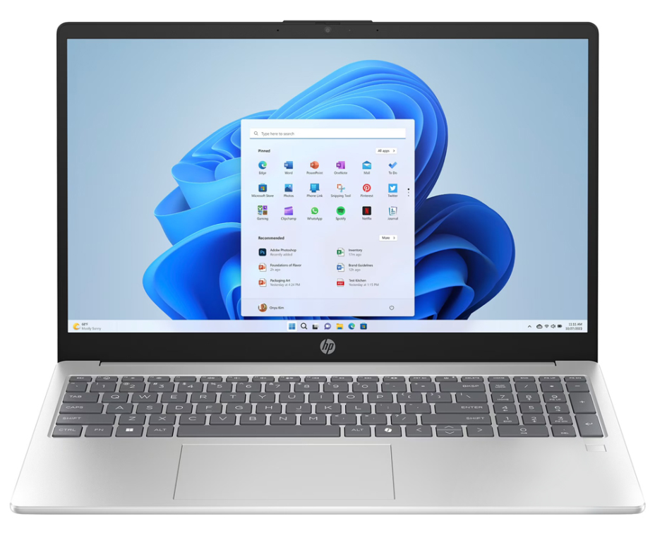 Notebook HP 15-FD0133WM Intel Core i3 1315U Pantalla Full HD 15.6