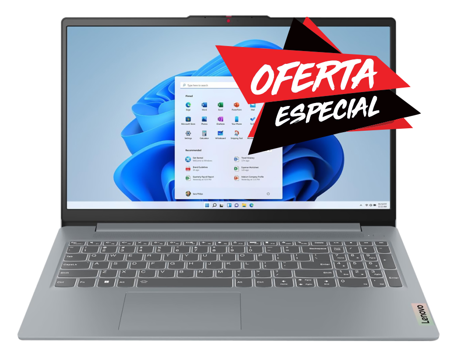 Notebook Lenovo IdeaPad Slim 3 15IAN8 Intel Core i3 N305 Pantalla FHD 15.6 pulgadas /